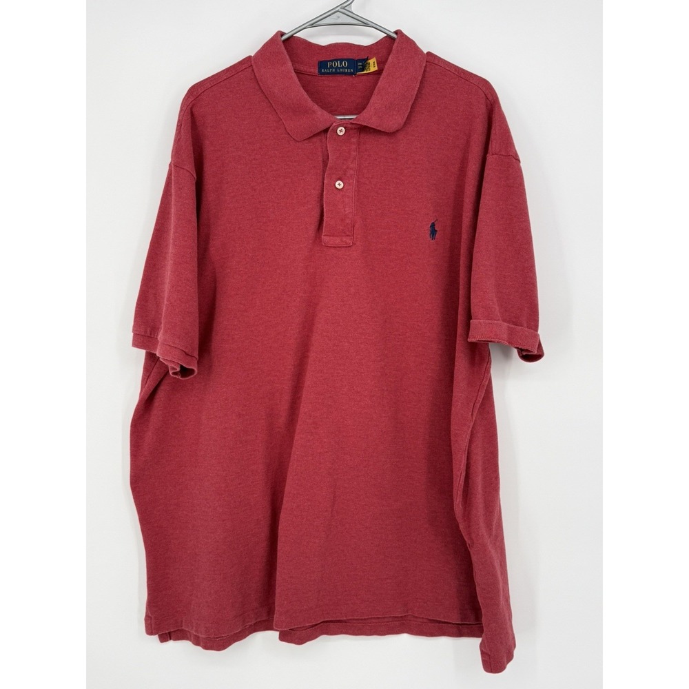 Polo Ralph Lauren Red Short Sleeve Polo 3XB